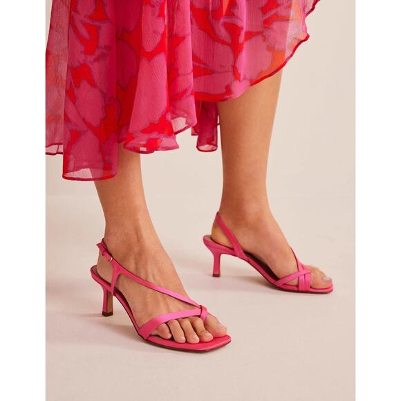 BODEN Satin Low-Heeled Sandals
Festival Pink Women’s Size 9.5 - Picture 1 of 8
